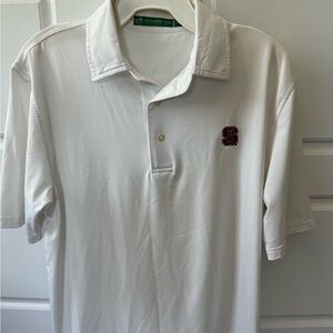 White NC State Wolfpack golf shirt